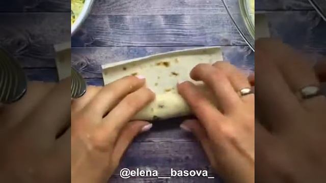 Трубочки из лаваша