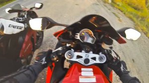 Вечерний ДРАЙВ на двух мотоциклах Honda CBR1000RR Fireblade.mp4