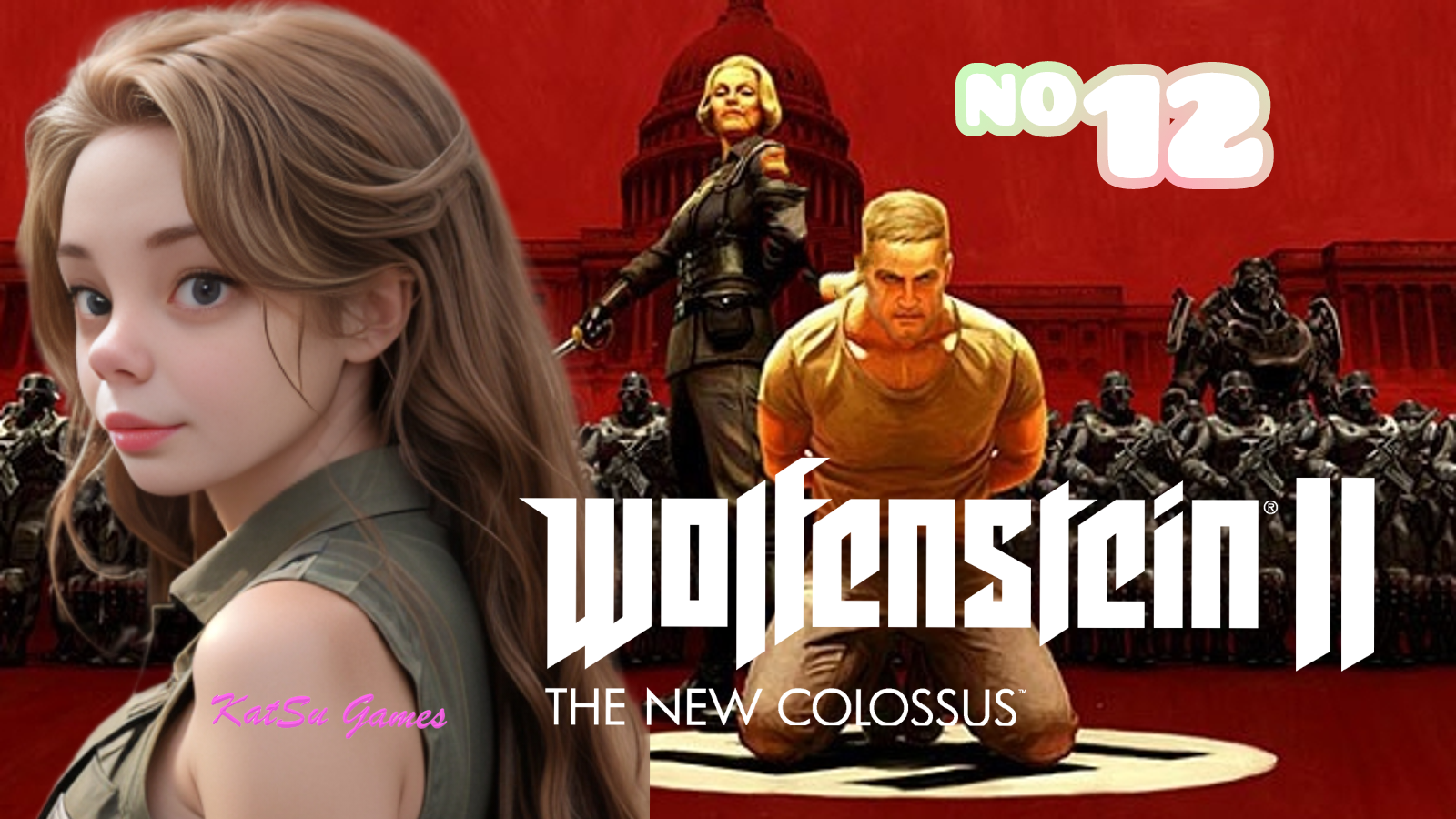 ИРЕН ЭНГЕЛЬ ПОЙМАЛА МЕНЯ!!! WOLFENSTEIN 2 THE NEW COLOSSUS #12