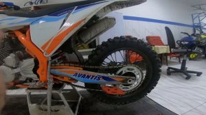 Обкатка AVANTIS Enduro 250 на 172 моторе.