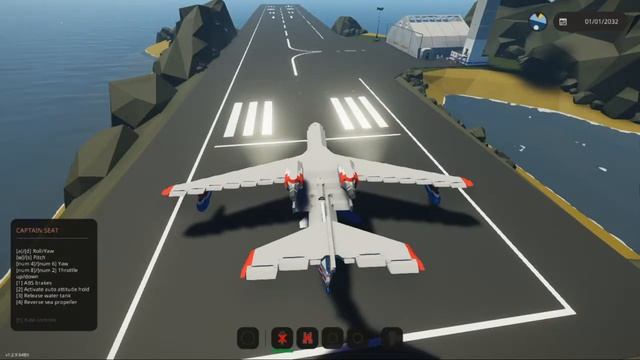 Туториал как летать на самолете в Stormworks(Читать описание) смотреть онлайн