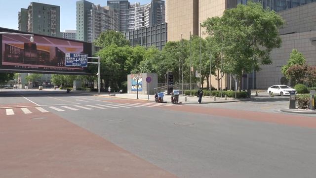 4KWalking in Beijing Central Business DistrictChina beijing World Towers