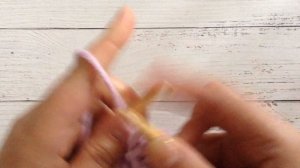 Как связать НУП (шишечку) спицами, 1-й способ