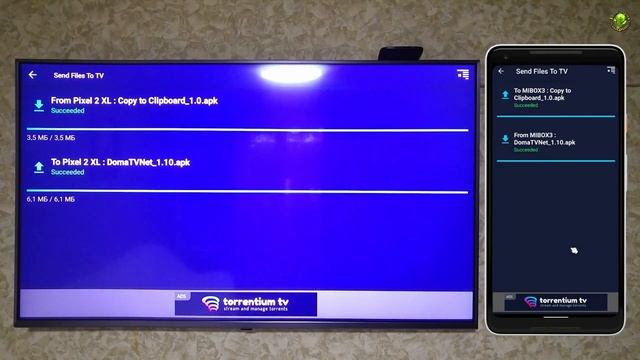 Send files to tv apk