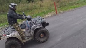 Гонка между Рм800 и Polaris700 twin