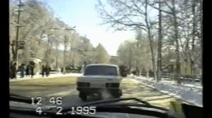 Крым 90-х. Заснеженный Симферополь 4 февраля 1995 года. Видео без слов.