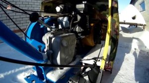 Защита двигателя мотоблока, для зимней эксплуатации.