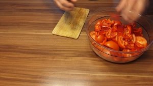 Быстрая засолка Помидоров .