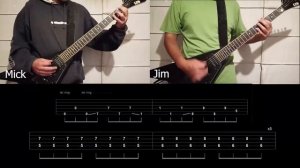 LEARN AND PLAY Slipknot - Wait and bleed (Guitar Tutorial Tabs) By Carlos Poveda