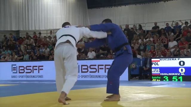 ECh U21 Oberwart 90kg Mikhail Igolnikov RUS European Judo Union смотреть онлайн