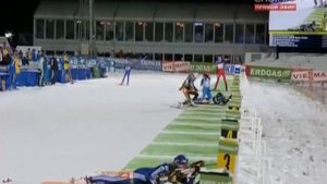 БИАТЛОН. КМ 2009-10. Эстерсунд (Швеция). Женщины. Индивидуальная гонка 15 км.(Спорт).02.12.2009.720