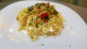 САМЫЕ вкусные спагетти с овощами и фетой! Ужин за 30 минут!