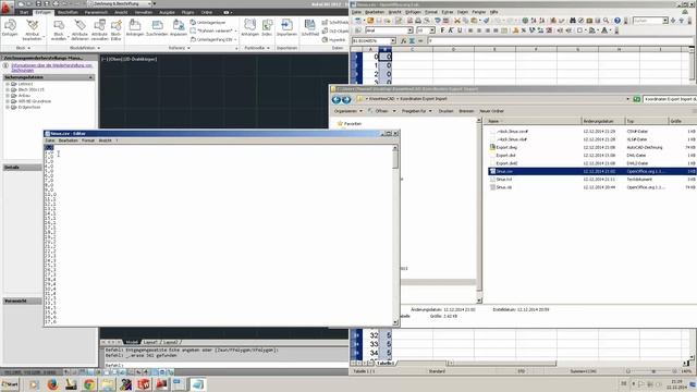 AutoCAD 2D Tutorial Deutsch Lektion 7 Import von Excel Koordinatenpunkten ins AutoCAD смотреть онлайн