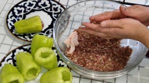ГОЛУБЦЫ из БОЛГАРСКОГО ПЕРЦА (узбекский рецепт?)