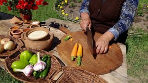 Village Style Chicken Paella, Toyuq Plovu Bişirdik, Outdoor Cooking