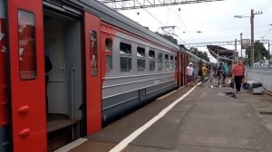 Электропоезд эд4м 0424 Карелия сообщением Каннельярви - Санкт-Петербург