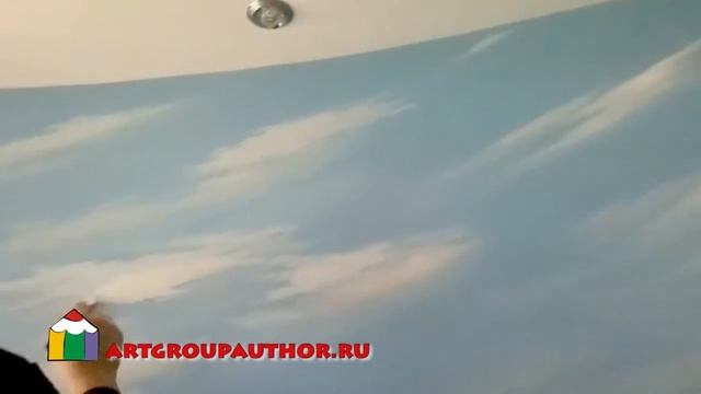 Настенная роспись ''Белая яхта''
