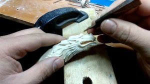 Китайский дракон. Резьба по кости (ч.1)