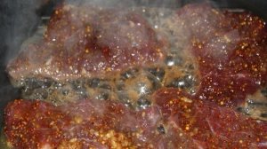 Говядина с горчицей в духовке