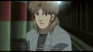 ghost in the shell 2nd gig - Batou stops suicide bombing