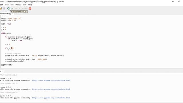 Pygame Tutorial #2 - Drawing images... смотреть онлайн