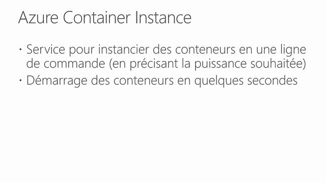 Introduction à Azure (édition 2019) - partie 6 - Les conteneurs dans Azure смотреть онлайн