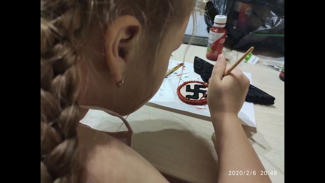 Наш проект Символ Великой Победы (поделка танка Т-34 из пенополистирола ЭППС своими руками)