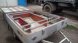 Начало работ по прицепу Скиф