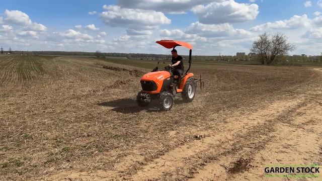 Трактор с плугом для "ЧАЙНИКОВ", опыт не нужен! KUBOTA B2741 все сделала за нас!!!