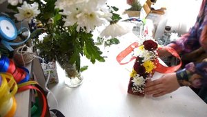 Создание цветочной сумочки