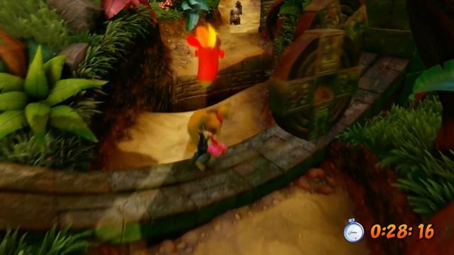 Crash Bandicoot - N. Sane Trilogy - Platinum Time Trial #2: Jungle Rollers - 44:93 смотреть онлайн
