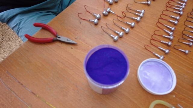 Рыбалка. Покраска джиг приманки из свинца Weedless Football для рыбной ловли. Часть-2. Хобби и отдых смотреть онлайн