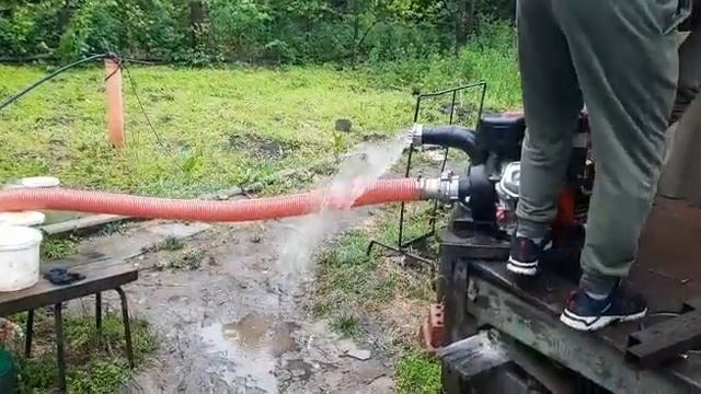 Мотопомпа для гидробурения.#Бурениескважин#Гидробурение#Бурениенаводу#Мотопомпа#