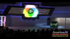 Chevrolet reveals the 2014 Spark EV during press conference at 2012 Los Angeles Auto Show