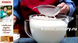 Простой бисквит для рулетов - рецепт Бабушки Эммы