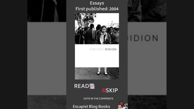 READ OR SKIP - Vintage Didion by Joan Didion | Escapist Blog Books