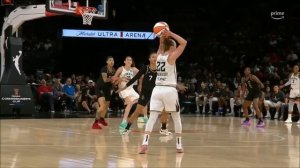 Marinne Johannes Hits 4 Threes In 1st Half! | Commissioner's Cup Championship, NY Liberty vs LV Ace