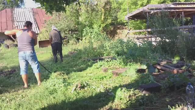 обычный томный вечер в российской деревне