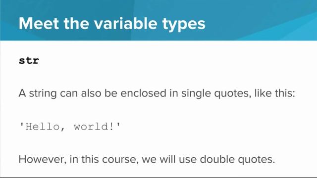 Intro Python- Variables