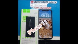 iPhone 11 - замена аккумулятора с проклейкой скотча