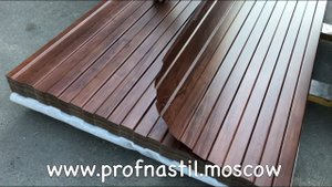 Профнастил С8 под дерево Дуб морёный двухсторонний