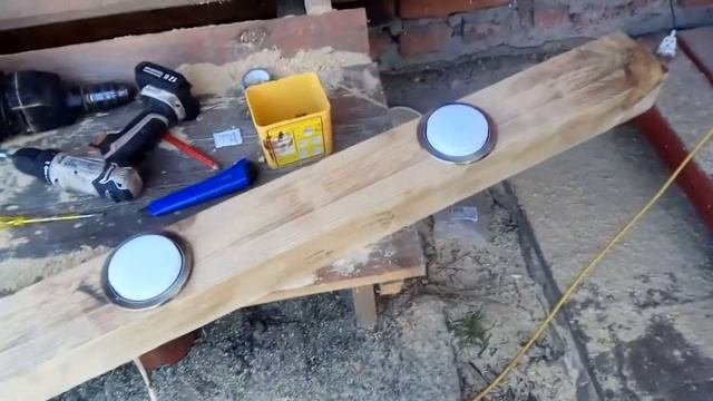 нашадача#своимируками#светильниквбеседку#процессизготовления#