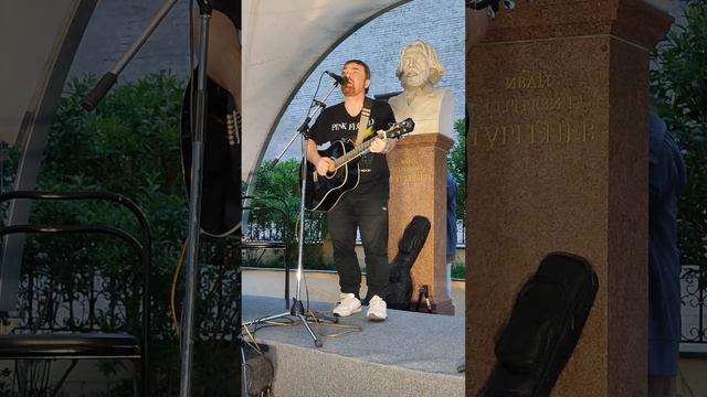 Игорь Бычков, Д`рФест в сквере Тургеневской библиотеки, кафе ExLibris смотреть онлайн