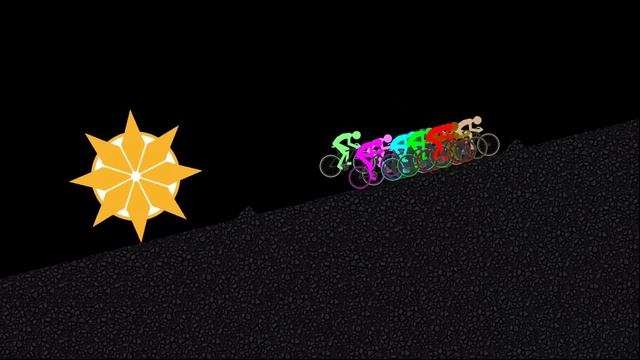 Escape from the MIKAN - Survival Bicycle Race in Algodoo
