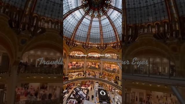 Elegant Gallery Lafayette Paris France #Shorts