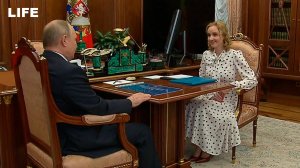 Путин проводит совещание с Львовой-Беловой