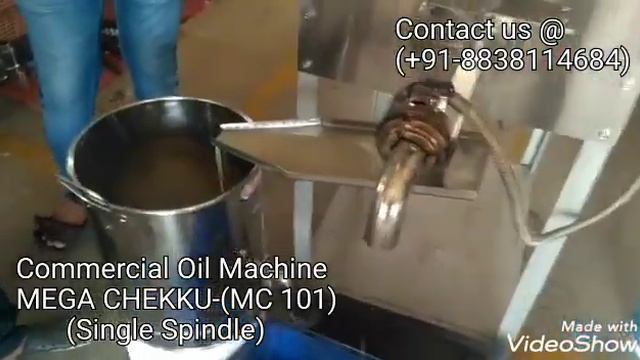Mega Chekku MC101-Commercial Oil Extraction Machine | Oil Press | Oil Expeller(1kg- 4Tons Available смотреть онлайн
