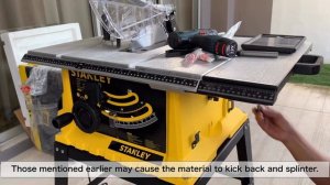 STANLEY Table Saw | Review and Unboxing | STANLEY STST1825 | DIY Woodworking | Hobi Bertukang