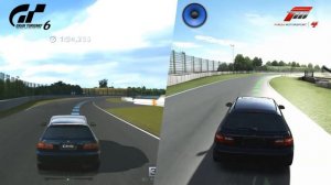 Gran Turismo 6 (GT6) 2013 vs. Forza Motorsport 4 (FM4) 2011 - Honda Civic V - Porównanie