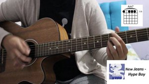 New Jeans - Hype Boy | Acoustic Guitar chords by Adindakarts